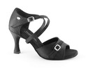 zapato de baile de mujer - PREMIUM 636 Raso Charol Negro